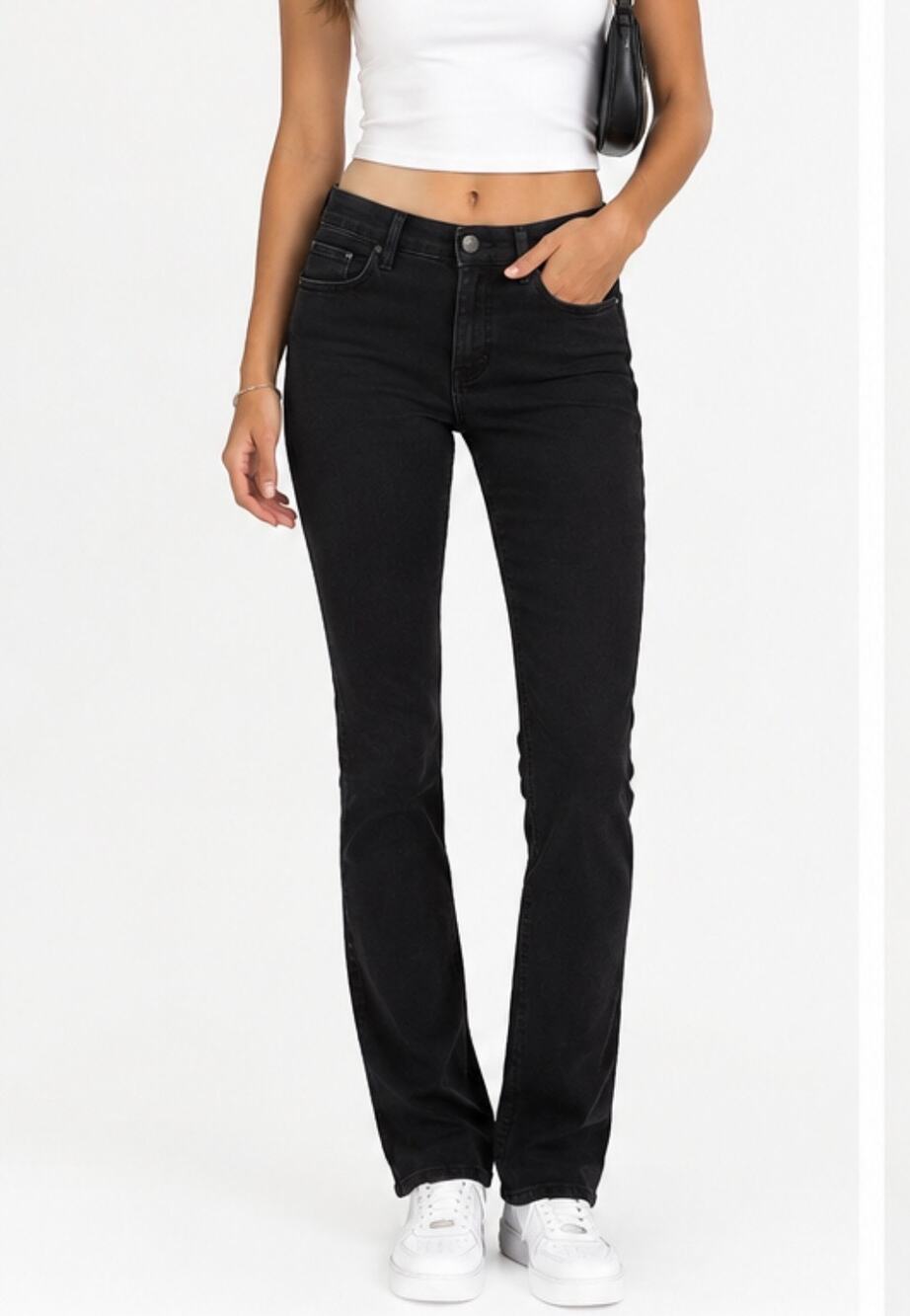 Hollister Ultra High-Rise Super Skinny Jeans Black W25 L29